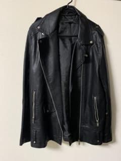 ZARA ライダースジャケット　フェイクレザーのサムネイル