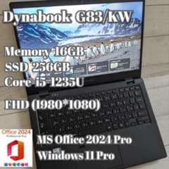 ② Dynabook G83/KW 16GB 256GB MS Office - メルカリ