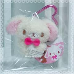 新品未開封むにゅぐるみパティオ シュガーバニーズ しろうさ ミニミニマスコット