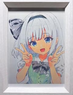 魂魄妖夢 手描きイラスト ファンアート フレーム付きのサムネイル