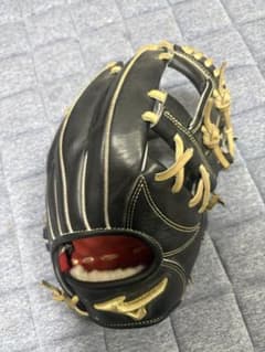 Mizuno 硬式用グローブ ブラックのサムネイル