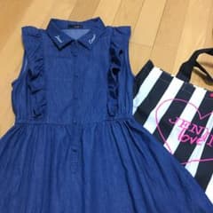 ジェニィラブ デニムワンピース 160のサムネイル