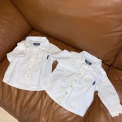 ホワイトシャツ　2枚セット　双子　値下げしました。のサムネイル