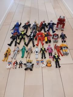 仮面ライダー　戦隊ヒーロー　ソフビのサムネイル