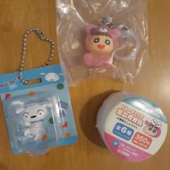 [Brand New] Crayon Shin-chan Marker Accessories - Nene-chan & Shiro 3-Piece Set