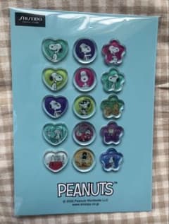 資生堂オンラインストア PEANUTS オリジナルおはじき風シール