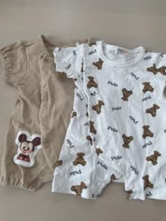ベビー ロンパース 2点セット Disney KIDEA Poloのサムネイル