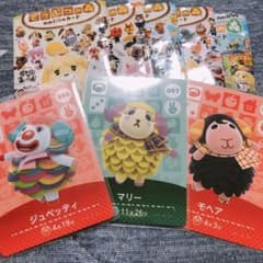 どうぶつの森 amiiboカード　ジュペッティ、マリー、モヘアのサムネイル