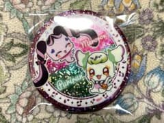 キミとアイドルプリキュア　BIGホログラム缶バッジ　プリルン&メロロンのサムネイル