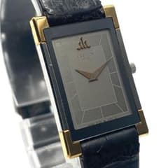 【稼働】SEIKO CREDOR 22k 6730-5720 腕時計 新品電池