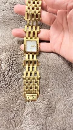 D&G TIME 腕時計 ゴールドカラー クォーツのサムネイル