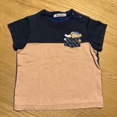 familiar クマ刺繍Tシャツ 80 - メルカリ
