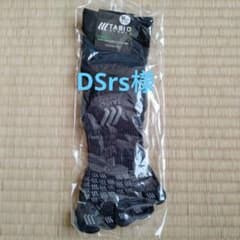タビオ サッカー　5本指ソックス　25-27cm  ブラックのサムネイル