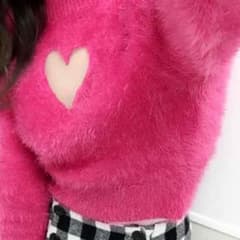 NADIA ハート空きニットのサムネイル