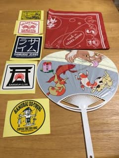 サムライジーンズ ステッカー5種 バンダナ 団扇のサムネイル