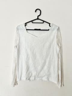 INGNI ホワイト レース 長袖 春服　トップス　レディース　清楚