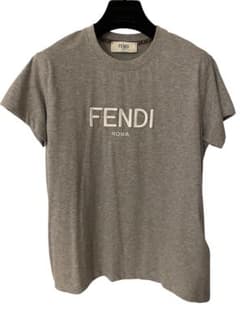 【未使用】FENDI フェンディ 立体刺繍ロゴ Tシャツ グレー M 未使用】FENDI フェンディ 立体刺繍ロゴ Tシャツ グレー M - メルカリ