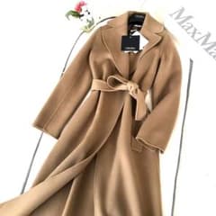 新品タグ付【マックスマーラ】38クチートアマーノ キャメル シルク