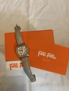 フォリフォリ Folli Follie 腕時計 トノー デイト オレンジ 箱付きのサムネイル