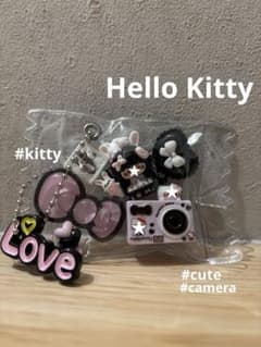 ガチャ詰めポーチ　キーホルダー Hello Kitty ミニチュアチャームセット