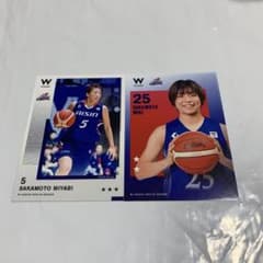 Wリーグ アイシン　坂本雅選手　坂本美樹選手　トレカのサムネイル