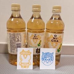 【新品未開封】ONICHA コーン茶 600ml 3本セット ステッカー2枚付きのサムネイル