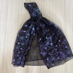 H&M クモの巣柄 フード付きマント ハロウィンのサムネイル