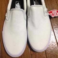 バンズ VANS レザー スニーカー スリッポン 9 27のサムネイル