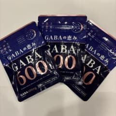 〈新品未開封〉 GABA600mg 120粒 サプリメント3袋(3ヶ月分)のサムネイル