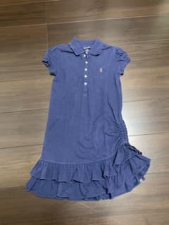 RALPH LAUREN ネイビー ワンピース 半袖　130のサムネイル