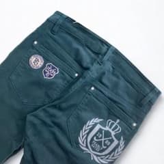 新品✨PEARLEY GATES ストレッチロングパンツ ロゴ 高級 派手 深緑 新品✨PEARLEY GATES ストレッチロングパンツ ロゴ 高級 派手 深緑