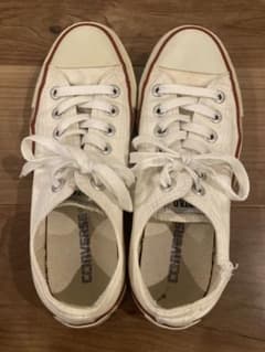 Converse オールスター　ホワイト スニーカー　23.5㎝のサムネイル