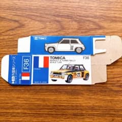 空き箱のみ！ トミカ 青箱F36 ルノー 5 ターボラリー 当時物 空箱