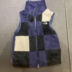 ノースフェイス　フリースベスト　リバーシブル　メンズ　サイズL パープルレーベルのサムネイル