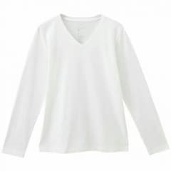 無印良品⭐オーガニックコットン長袖Tシャツのサムネイル