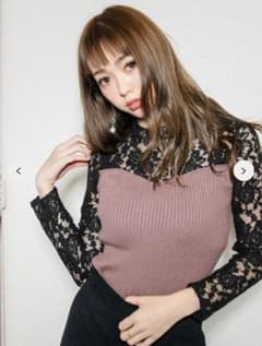 ★お値下げ★【新品・新作】レースニット LIPSERVICEのサムネイル