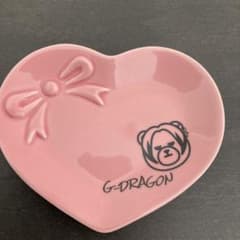 G-DRAGON 하트 형 접시 KRUNK BIGBANG 덤으로