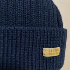 タケオキクチ　ニット帽 ニットキャップ ブラックのサムネイル