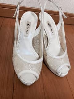 DIANA サンダル ミュール レース 結婚式 ホワイトのサムネイル