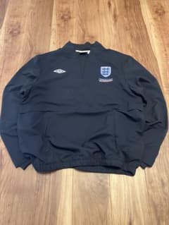 イングランド代表 UMBRO プルオーバードリルトップ古着　XL アンブロ イングランド代表 UMBRO プルオーバードリルトップ古着 XLアンブロ
