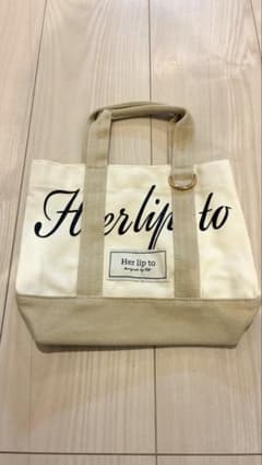 Herlipto ハーリップトゥ ハリプ ミニトート アイボリー ルミネ - メルカリ