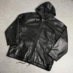 90s Eddie Bauer ラムレザー フーデッド ジャケット L-XL - メルカリ