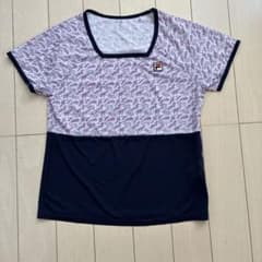 FILA テニスウェア トップス ボタニカル柄 Lのサムネイル