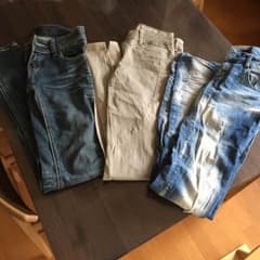 スキニーデニム 3本 ZARA2本 ノーブランド1本のサムネイル