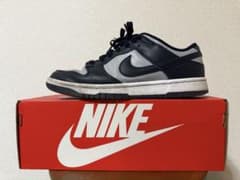 NIKE DUNK LOW RETRO ネイビー/グレー 9のサムネイル