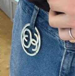 ラスト一点StussySS LINK CARABINER Silver カラビナ - メルカリ