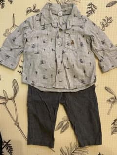 baby GAP 長袖シャツ ズボン 6-12monthsのサムネイル