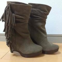 cobra☆ウェッジブーツ☆38(23.5〜24cm)のサムネイル