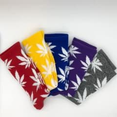 【5足セット1800円】ストリート系　ソックス　マリファナ　即購入OKのサムネイル