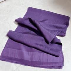 正絹 紫 帯揚げのサムネイル